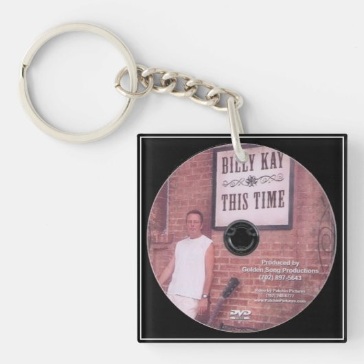 Deze keer door Billy Kay Square Sleutelhangers (voorkant)