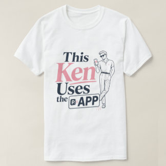 Deze Ken Gebruikt De App T-shirt