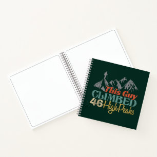 Deze kerel beklom 46 hoge pieken notitieboek