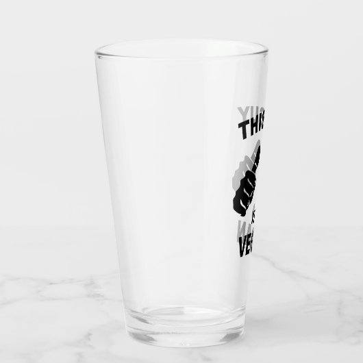 Deze kerel is een Vegan Glas (Rechts)