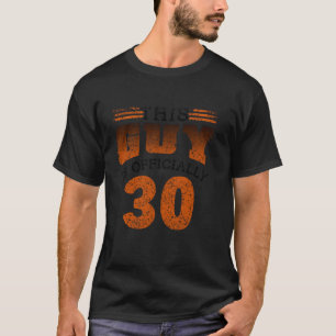 Deze kerel is officieel 30 Schattige Boy Birthday  T-shirt