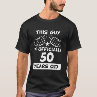 Deze kerel is officieel 50 jaar oud grappig 50ste t-shirt
