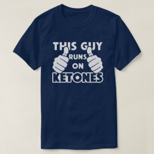Deze kerel loopt op Ketones Keto Keotgenic T-shirt
