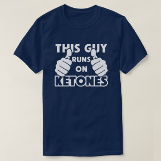 Deze kerel loopt op Ketones Keto Keotgenic T-shirt