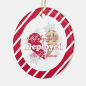 Deze kerst implementeren keramisch ornament (Links)