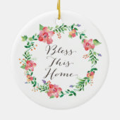 Deze kerstversiering voor thuisgebruik keramisch ornament (Achterkant)