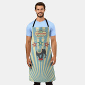 Deze keuken is een cirkelvormige  olifant gestript schort (Gedragen)