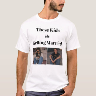 Deze kinderen gaan trouwen 90s tiener foto t-shirt