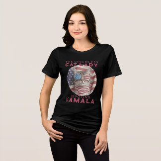 Deze kinderloze kat dames voor Kamala 2024 Tri-Blend Shirt