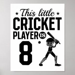 Deze Kleine Cricketspeler Is 8 Jaar Oud - 8ste Ver Poster