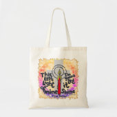 Deze kleine licht Christelijke canvas tas (Voorkant)