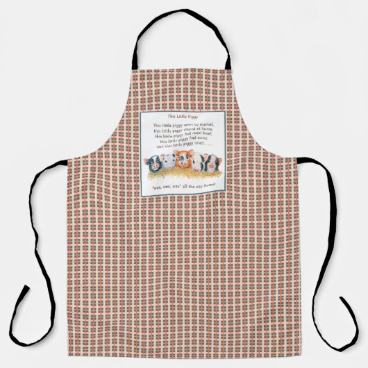 Deze kleine Piggy Apron Schort (Voorkant)