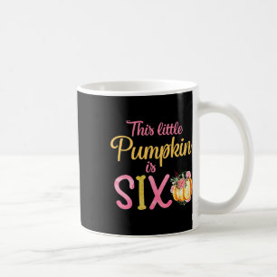 Deze kleine pompoen zijn zes zestiende verjaardag- koffiemok