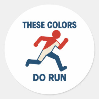 Deze kleuren draaien Sticker