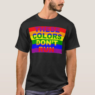 Deze kleuren voeren geen regenboogvlag uit t-shirt