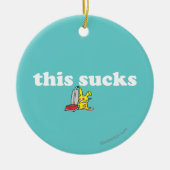 Deze kloten keramisch ornament (Voorkant)