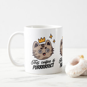 Deze koffie is een purrfect Cat en koffie Lover Koffiemok