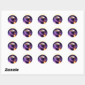 Deze koffie pakt zeker een schok ronde sticker (Vel)