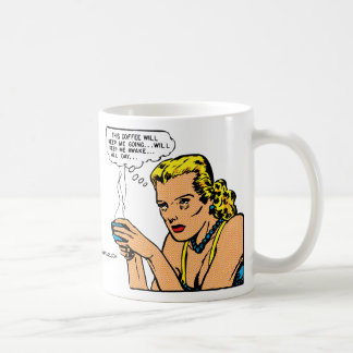 Deze koffie zal me wakker houden koffiemok