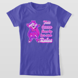 Deze koningin leeft volgens haar eigen regels paar t-shirt