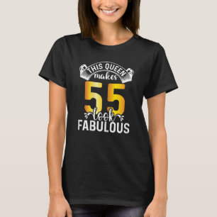 Deze koningin maakt 55 jaar 55 jaar verbluffend t-shirt