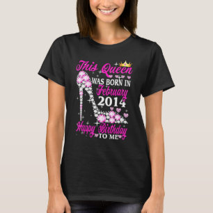 Deze koningin werd geboren in februari 2014 9e ver t-shirt