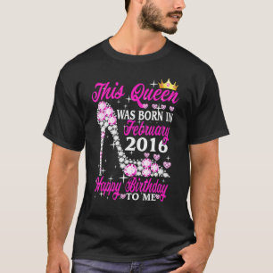 Deze koningin werd geboren in februari 2016, 7e ve t-shirt