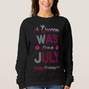 Deze koningin werd in juli gelukkig geboren. trui