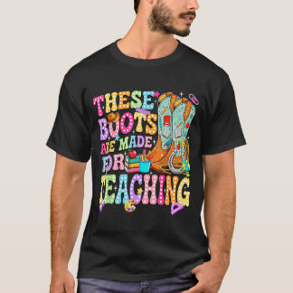Deze laarzen zijn gemaakt om terug naar school te t-shirt