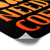 DEZE LEERKOPER HEEFT KOFFIE'S Coffieprijsopgave no Poster (Hoek)