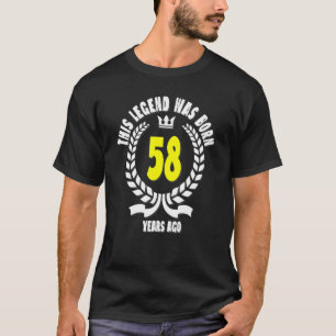 Deze legende werd 58 jaar geleden 58 jaar geleden t-shirt