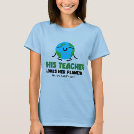 Deze lerares houdt van haar Planet School Earth Da T-shirt