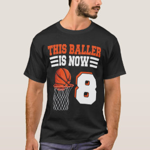 Deze Ller Is Nu 8 Sketll 8e Verjaardag 8 Jaar Oud T-shirt