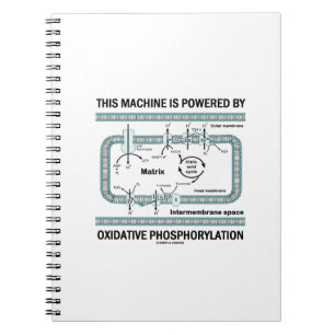 Deze machine aangedreven door oxidatieve fosforyle notitieboek