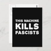 Deze machine doodt fascisten briefkaart (Voorkant / Achterkant)