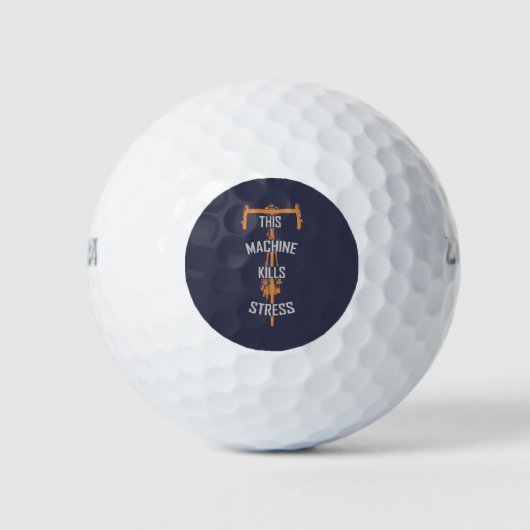 deze machine doodt stress golfballen (Voorkant)