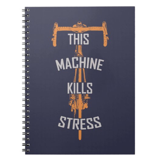 deze machine doodt stress notitieboek (Voorkant)