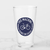 Deze machine draait op een sushi fiets glas (Voorkant)