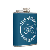 Deze machine draait op een sushi fiets heupfles (Rechts)