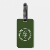 Deze machine rijdt op de veggies fiets bagagelabel (Achterkant verticaal)