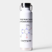 Deze machine wordt aangedreven door caffeine-molec waterfles (Voorkant)
