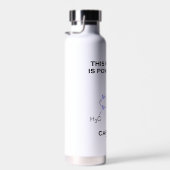 Deze machine wordt aangedreven door caffeine-molec waterfles (Rechts)