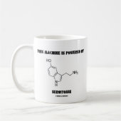 Deze machine wordt aangedreven door serotonine (ch koffiemok (Links)
