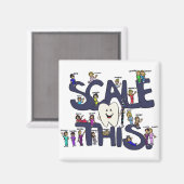 deze-magneet schalen magneet (Voorkant / Achterkant)