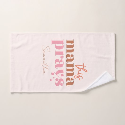 Deze Mama Bidt - Rustiek Boho Design Bad Handdoek (Handdoek)