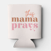 Deze Mama Bidt - Rustiek Boho Design Blikjeskoeler (Achterkant)