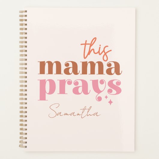 Deze Mama Bidt - Rustiek Boho Design Planner (Voorkant)