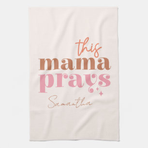 Deze Mama Bidt - Rustiek Boho Design Theedoek