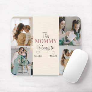 "Deze mama hoort bij" Custom Photo Mousepad Muismat