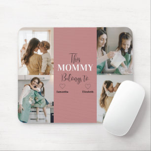 "Deze mama hoort bij" Custom Photo Mousepad Muismat